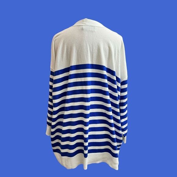 Lane Bryant Striped Campus Cardigan / SZ: 22-24 / NWT - Picture 4 of 7